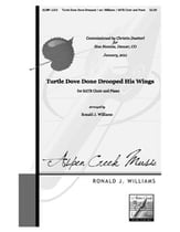 Turtle Dove Done Drooped His Wings SATB choral sheet music cover